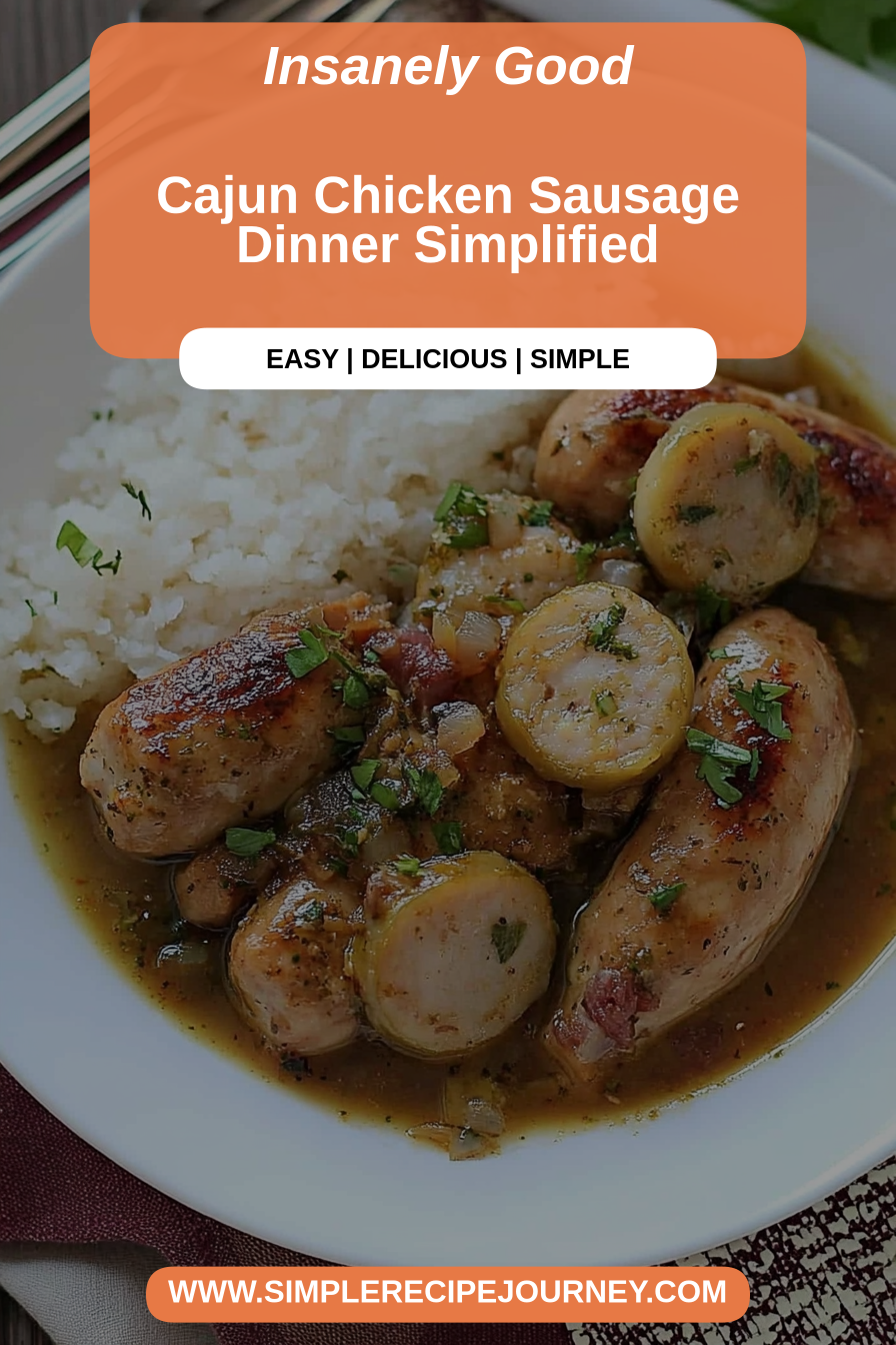 Cajun chicken sausage