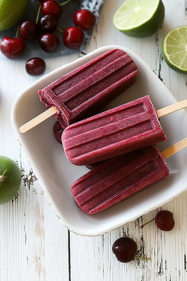 Cherry Lime Pops