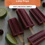 Cherry Lime Pops