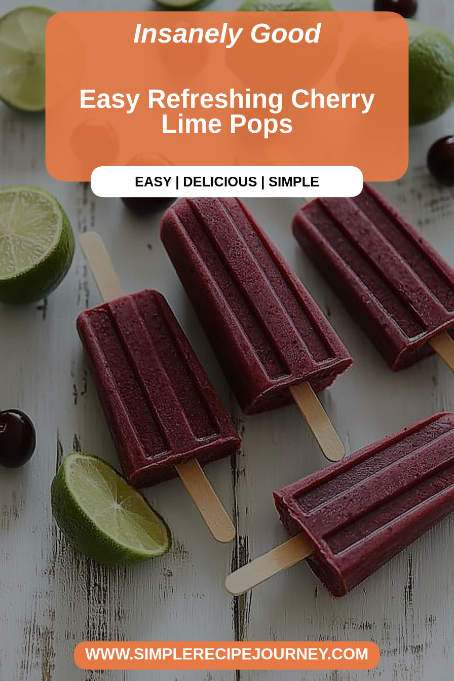 Cherry Lime Pops