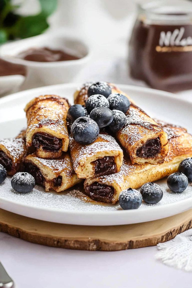 Nutella French Toast Rollups