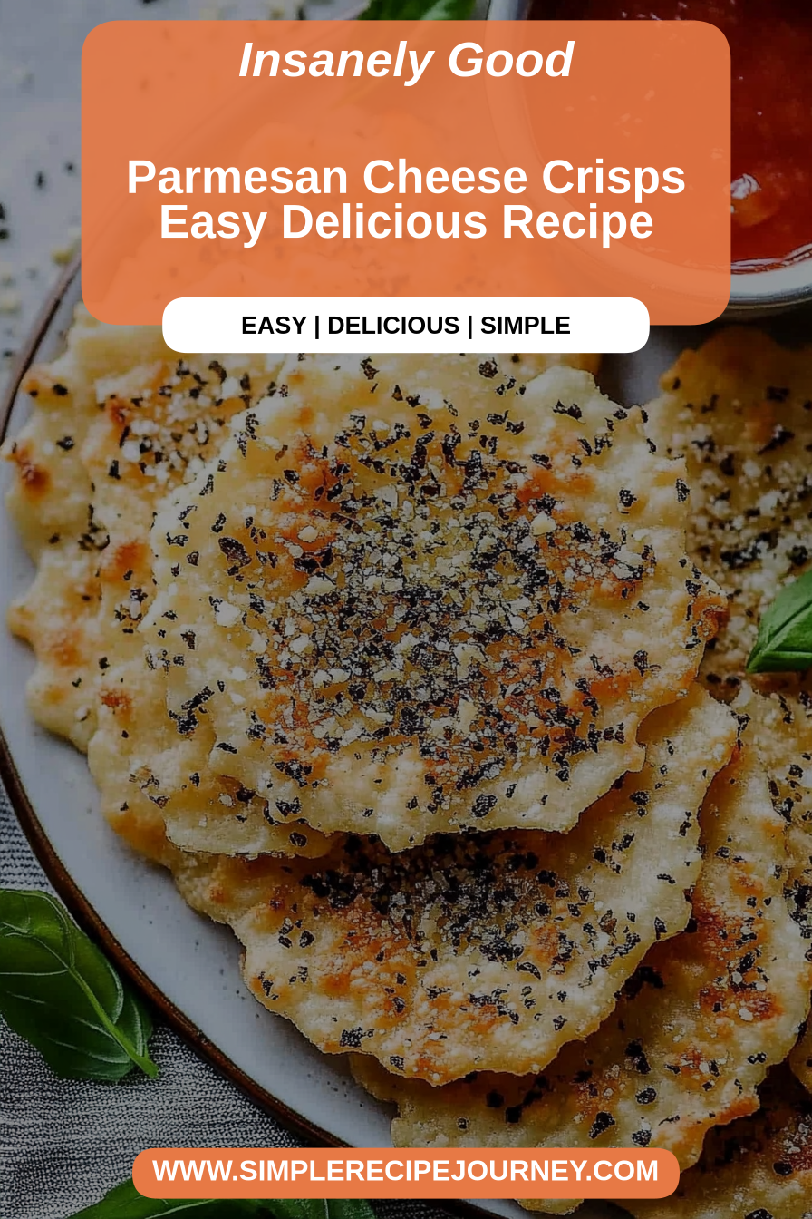 Parmesan cheese crisps