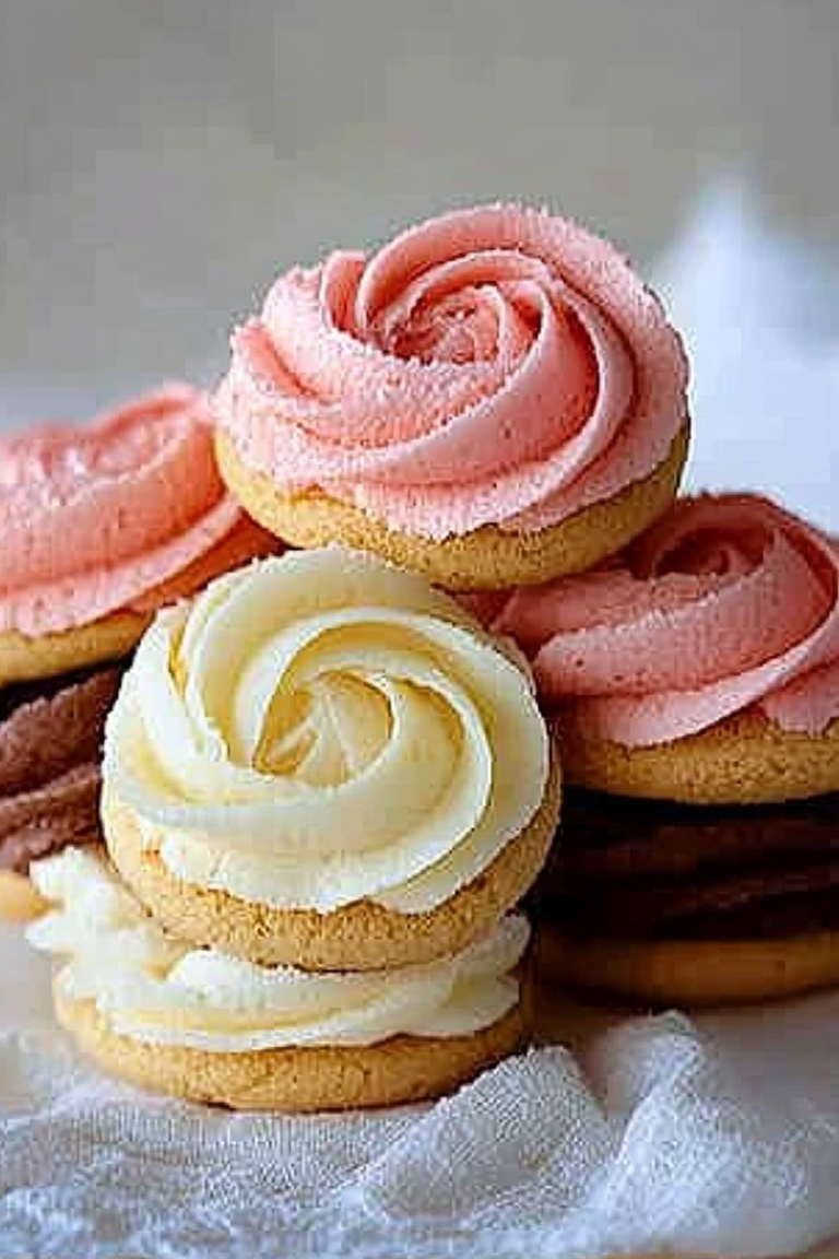 Rose Spritz Cookies