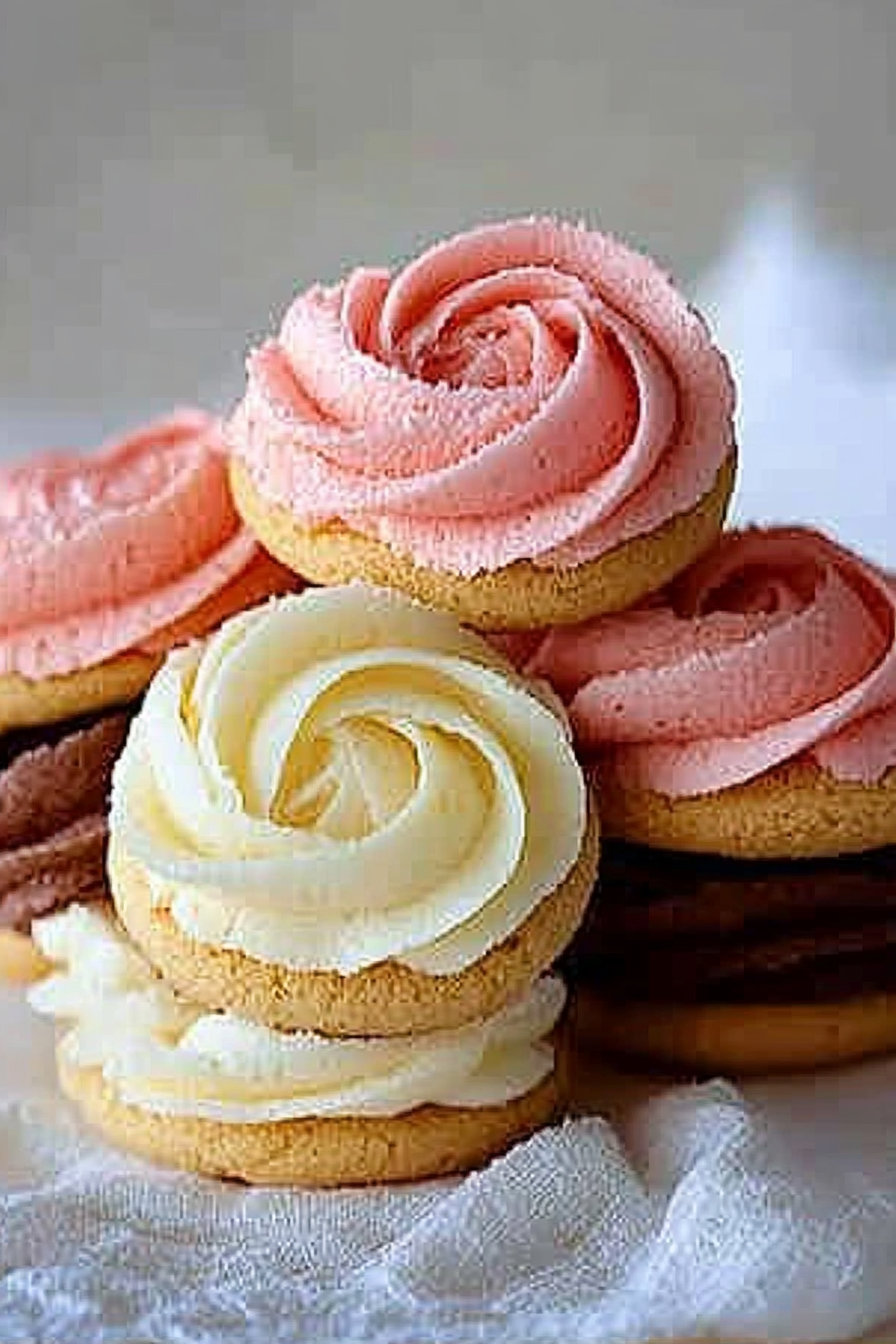 Rose Spritz Cookies