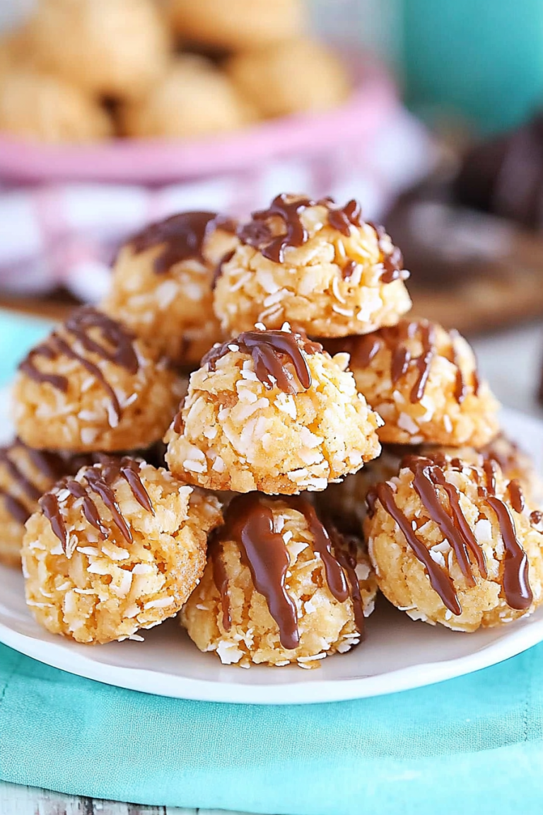 Salted Caramel Coconut Macaroons