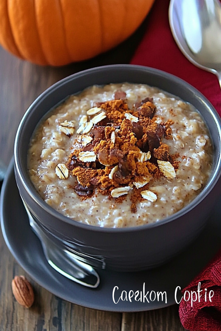 Spiced Pumpkin Oatmeal