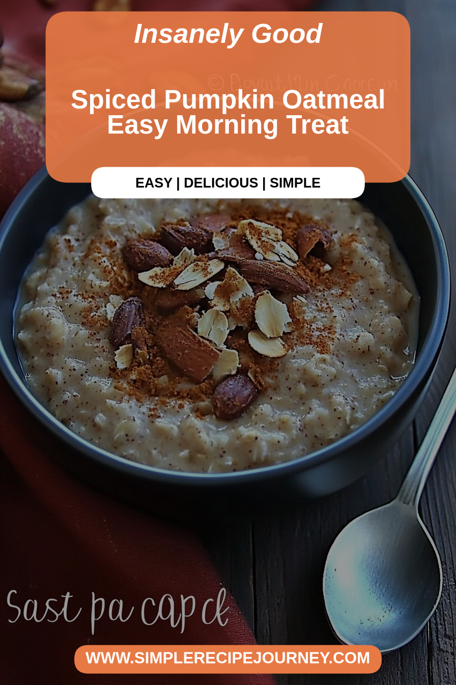 Spiced Pumpkin Oatmeal
