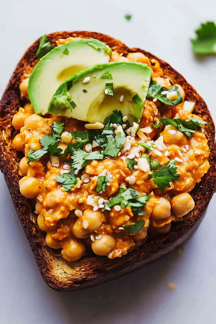 Spicy chickpea salad