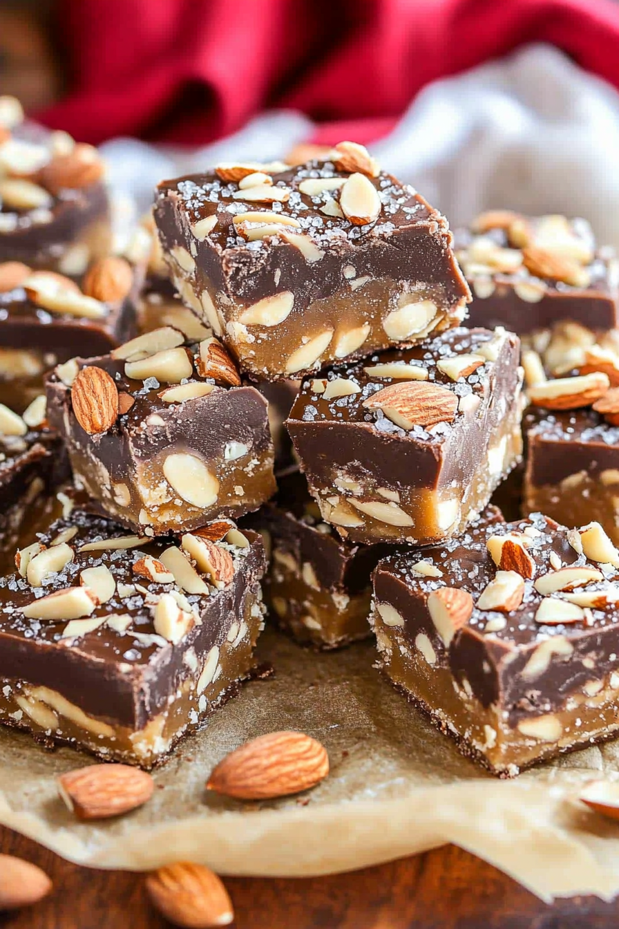 almond toffee bites