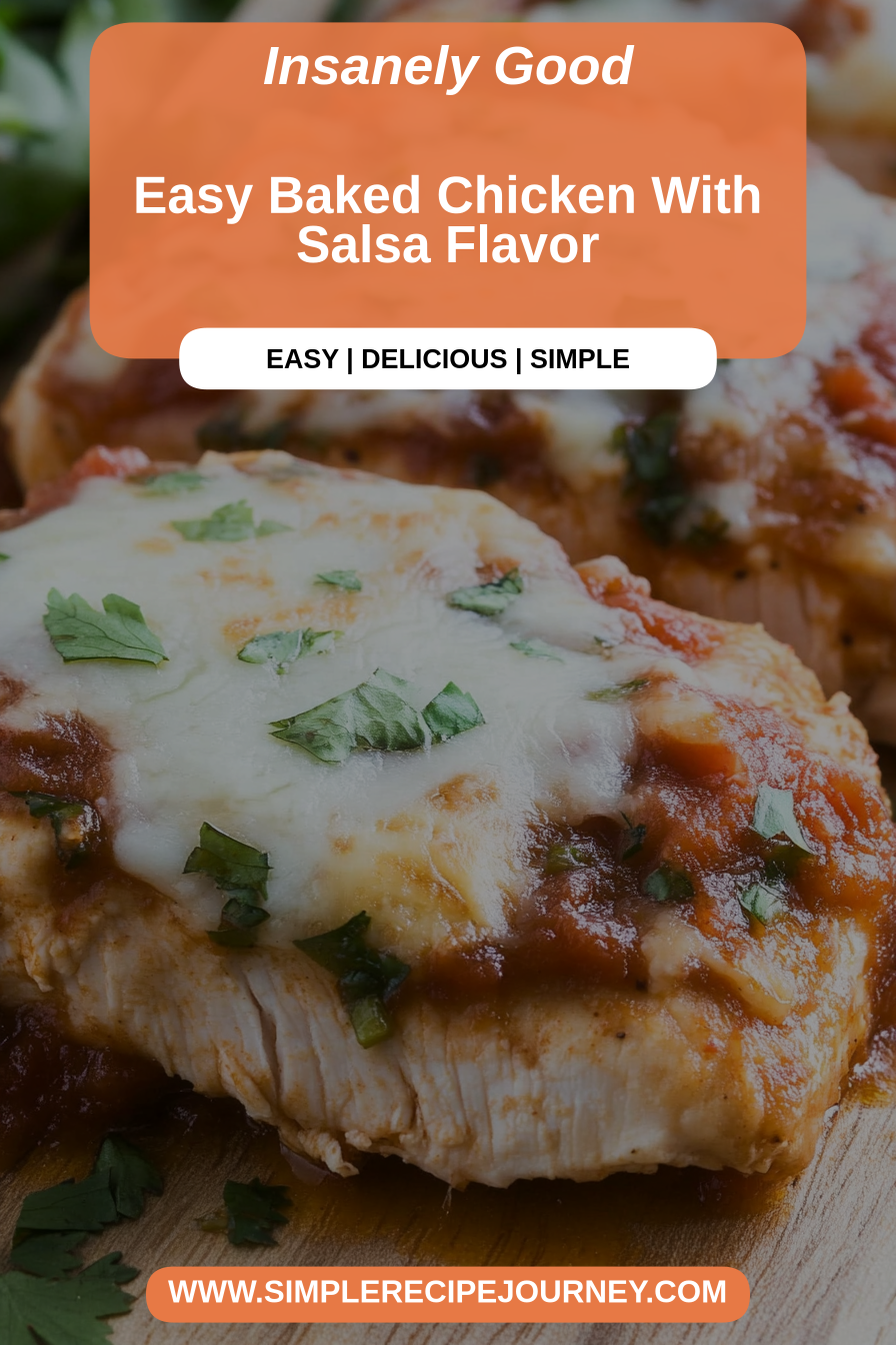 baked salsa chicken