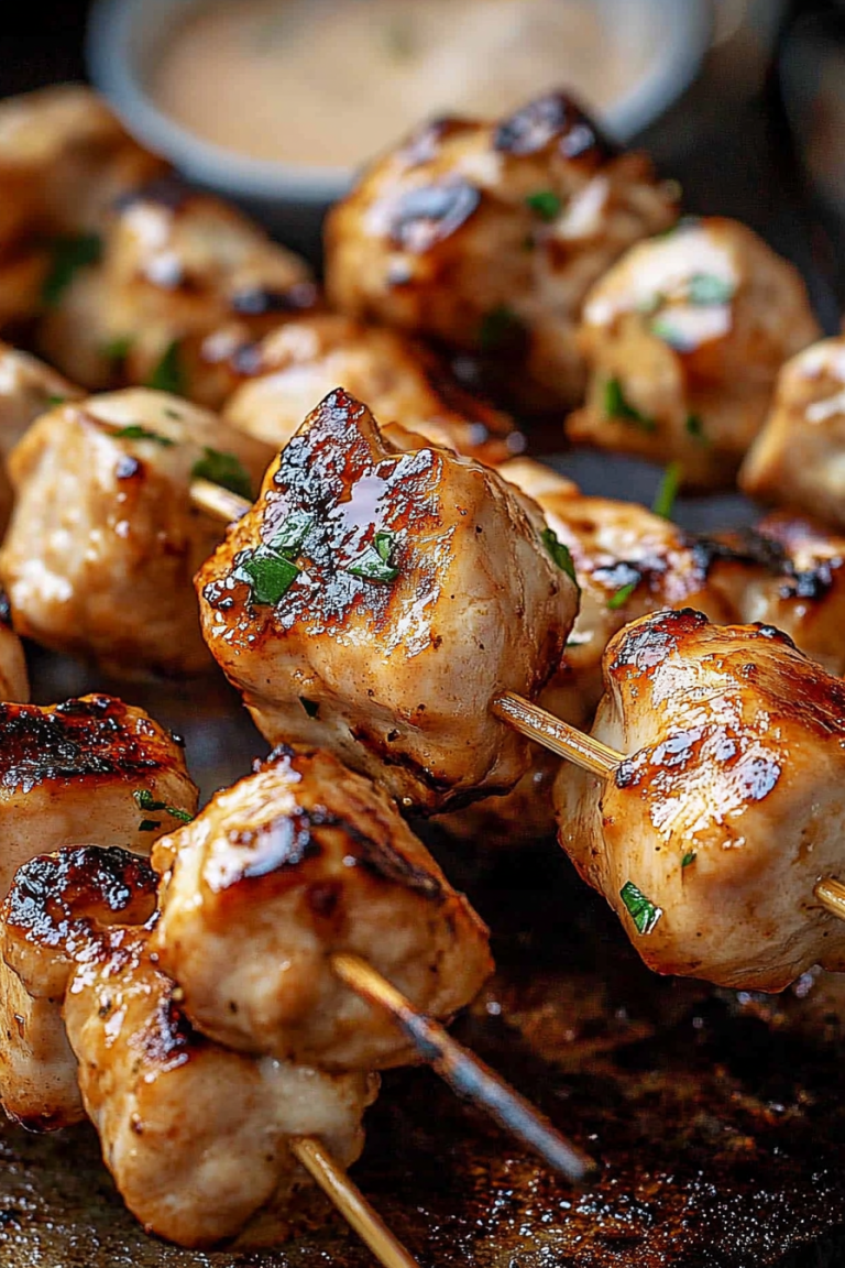 bang bang chicken skewers
