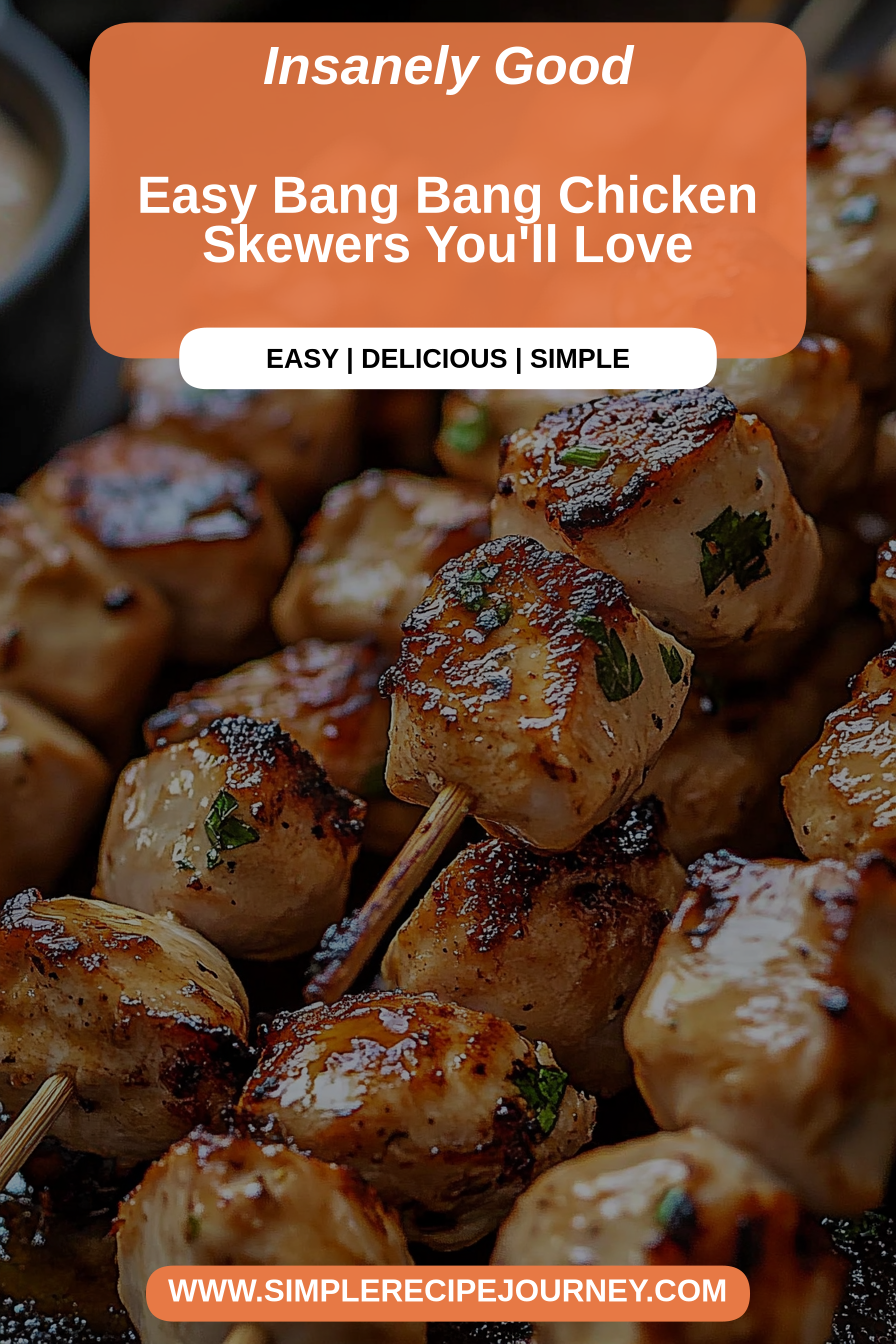 bang bang chicken skewers