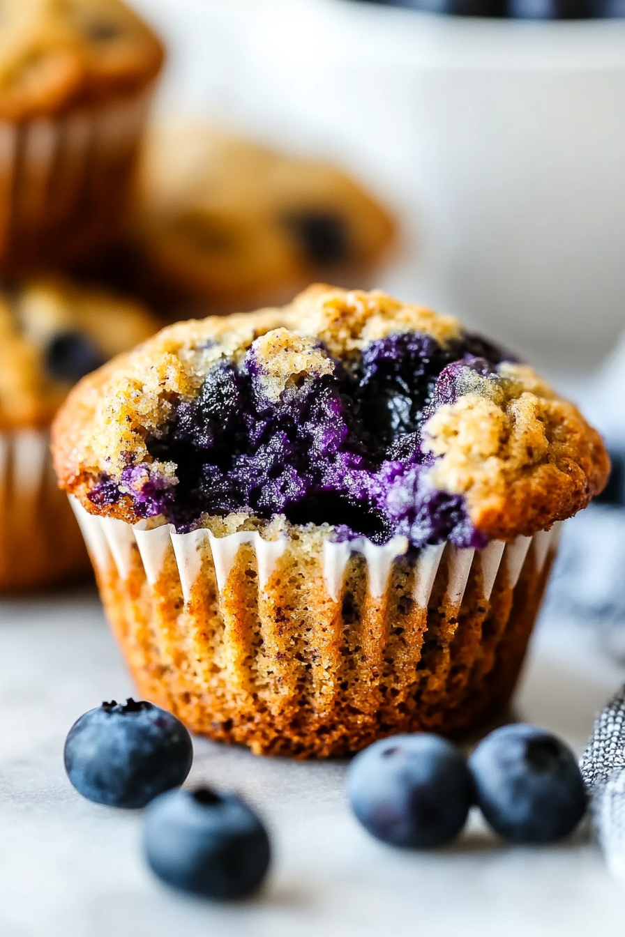 blueberry oatmeal muffins