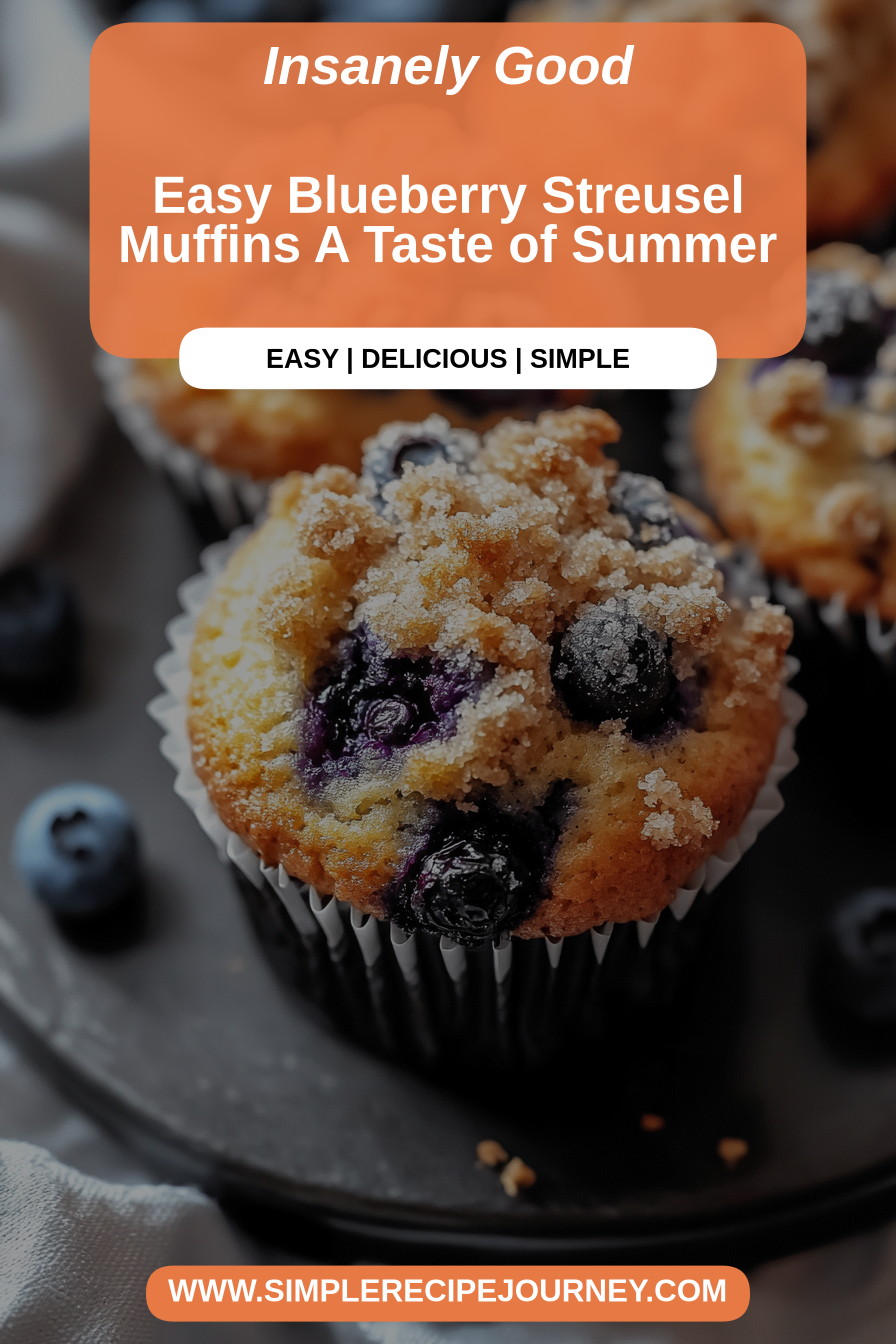 blueberry streusel muffins