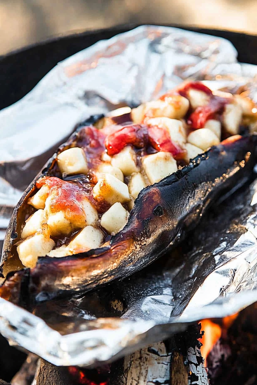 campfire banana boats