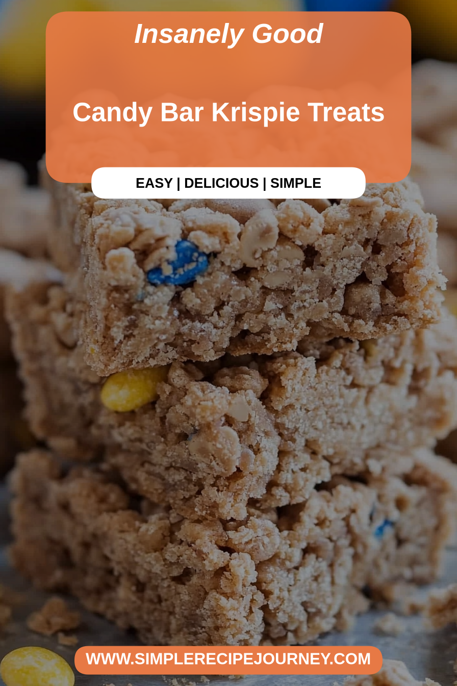 candy bar krispie treats