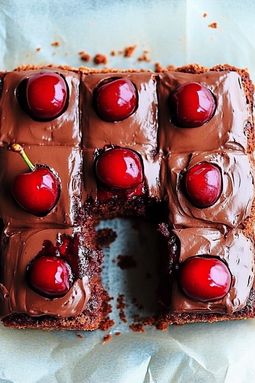 cherry chocolate cake