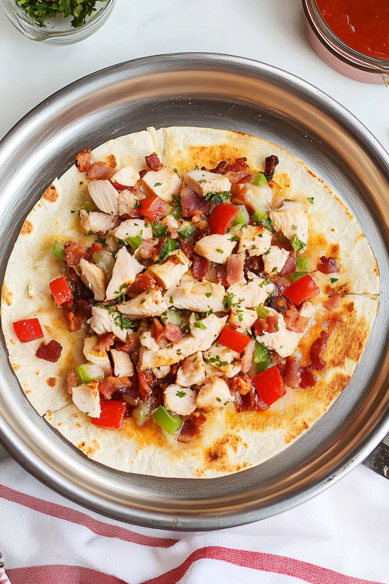 chicken bacon quesadilla