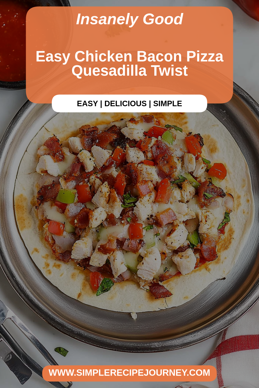 chicken bacon quesadilla