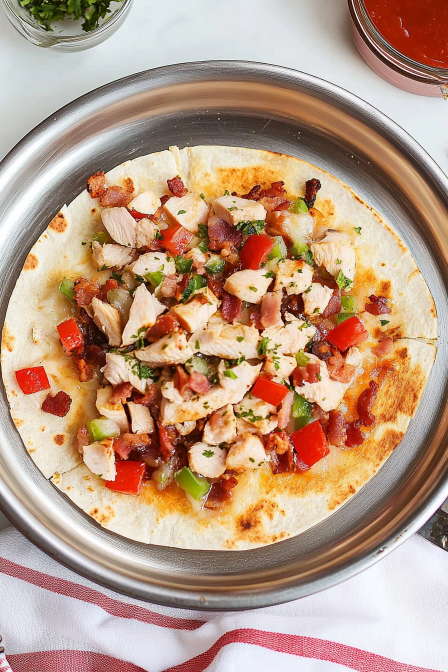 chicken bacon quesadilla