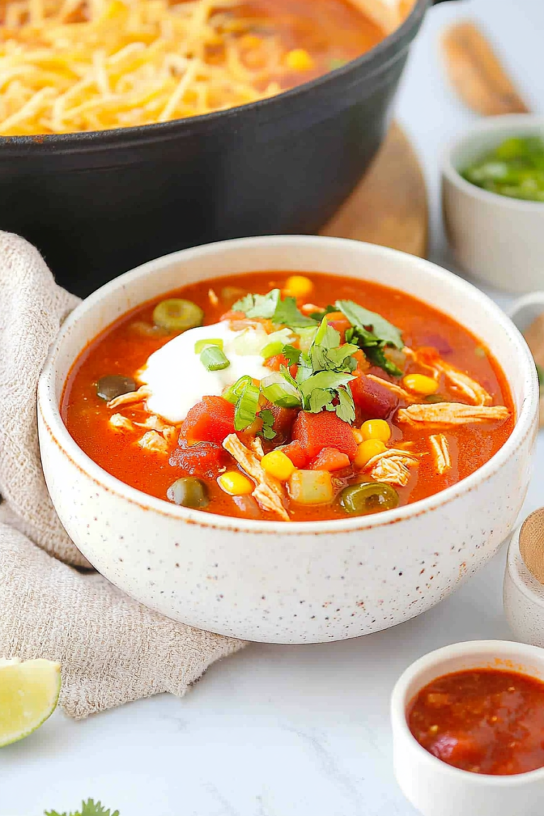 chicken fajita soup