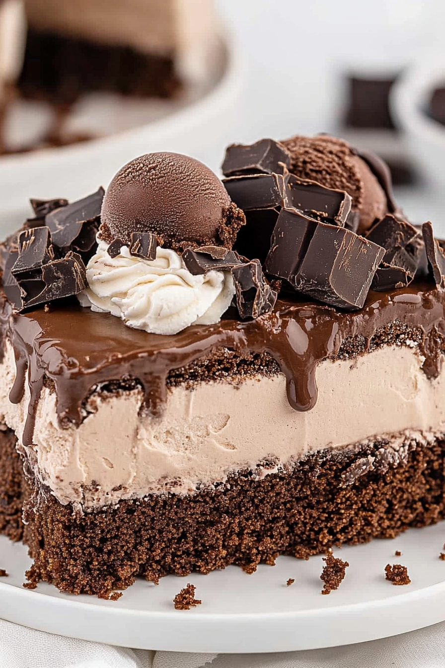 chocolate ice cream cake