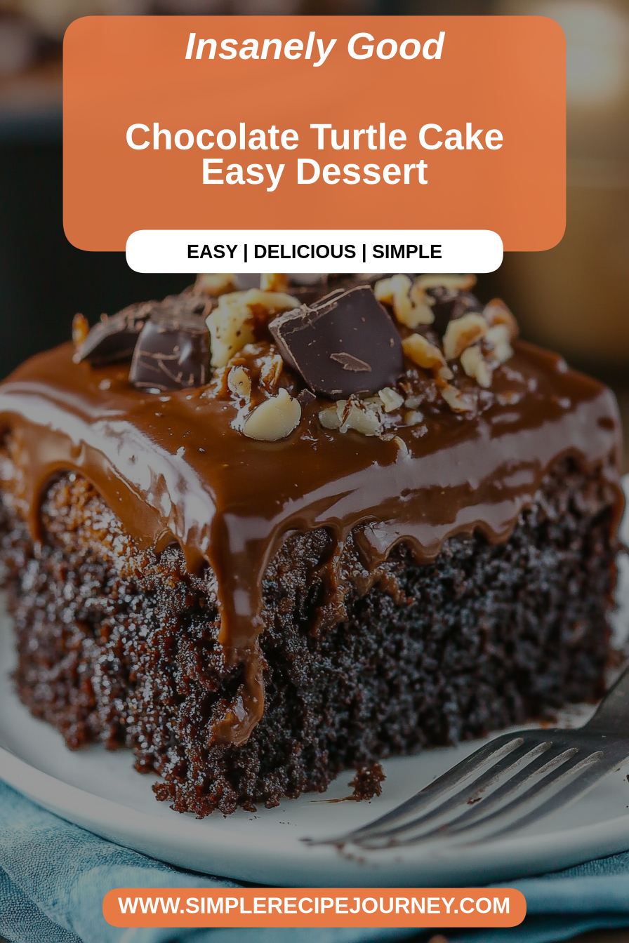 chocolate turtle cake