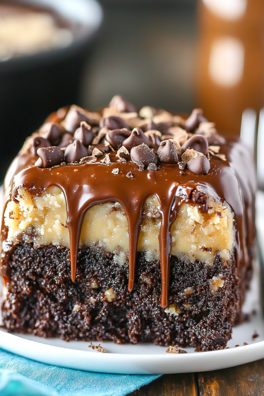 chocolate turtle cake