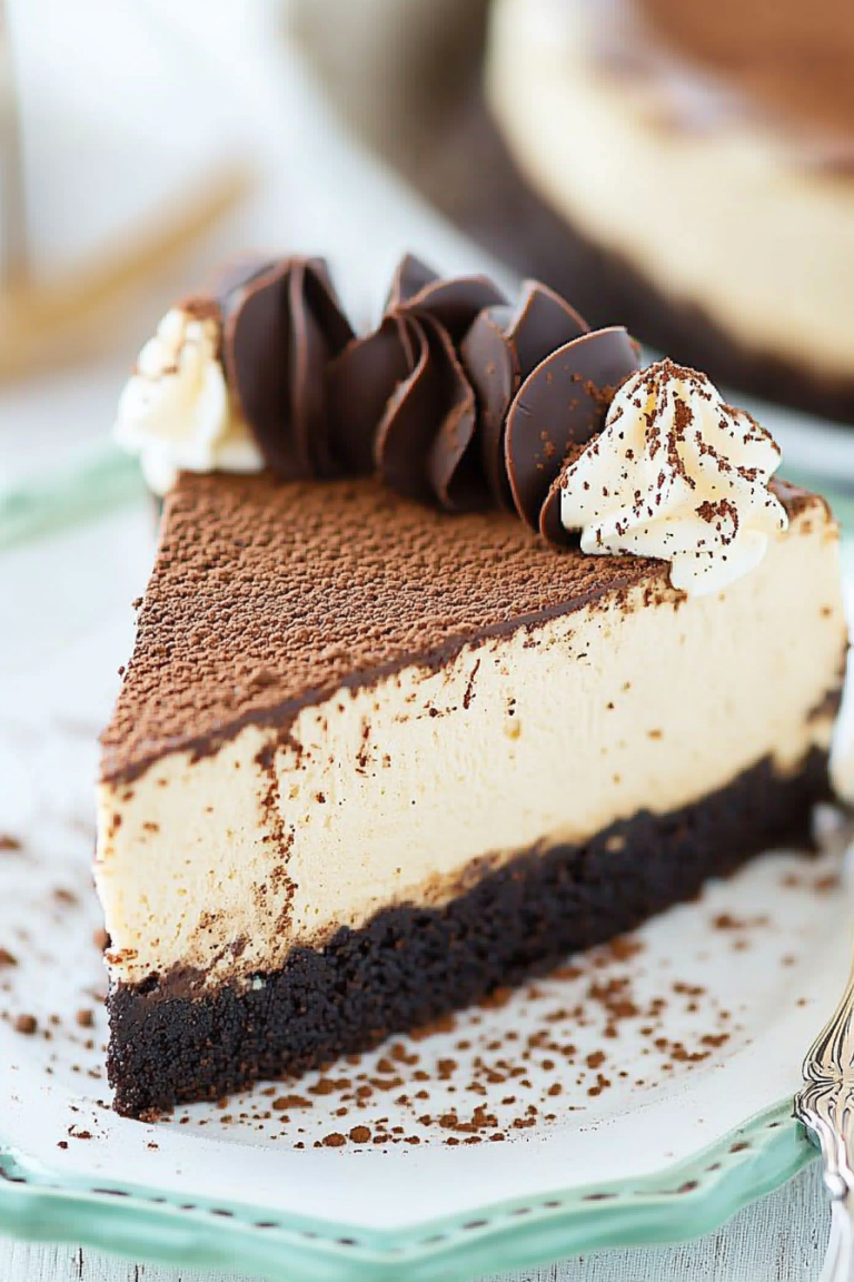 coffee brownie cheesecake