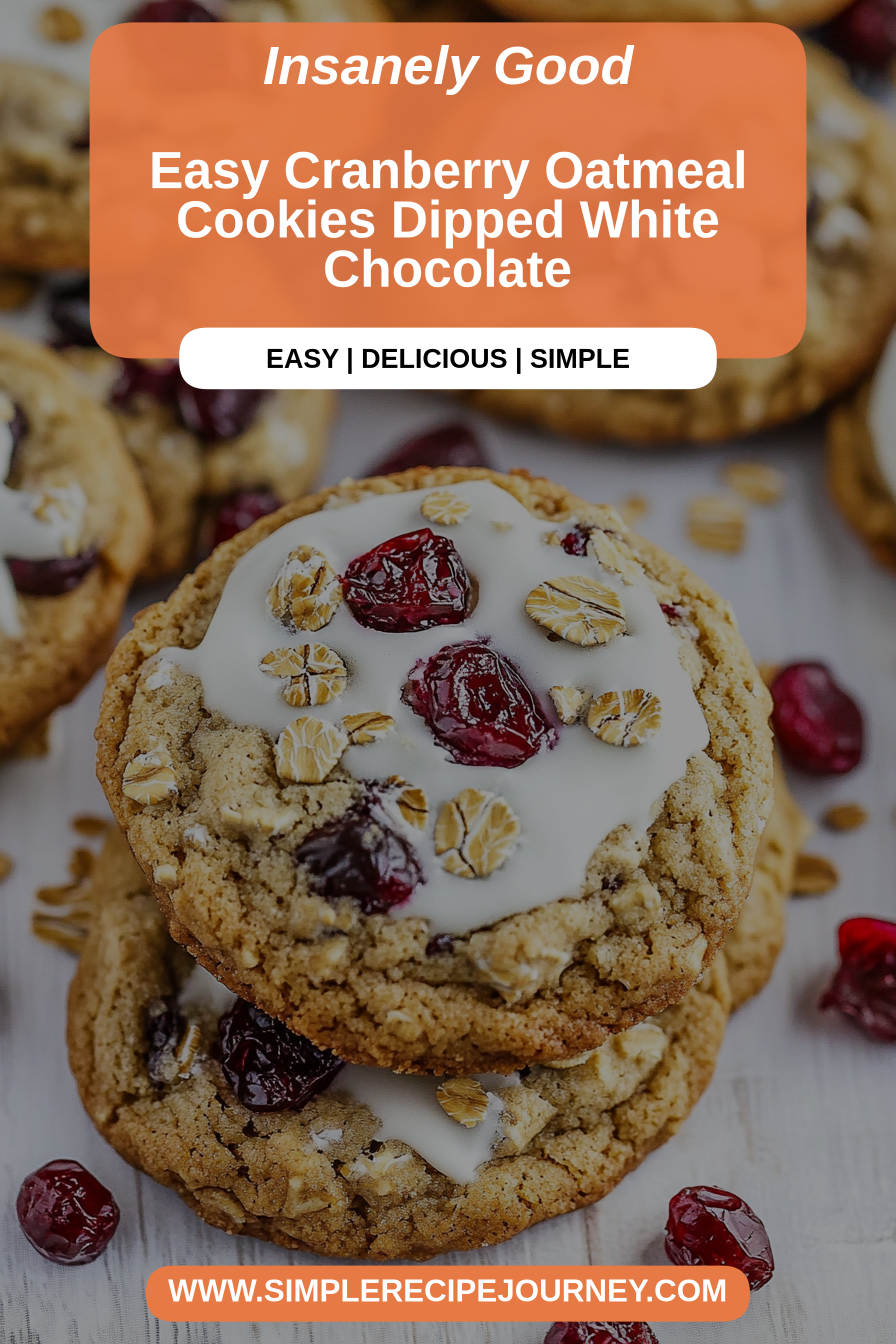 cranberry oatmeal cookies