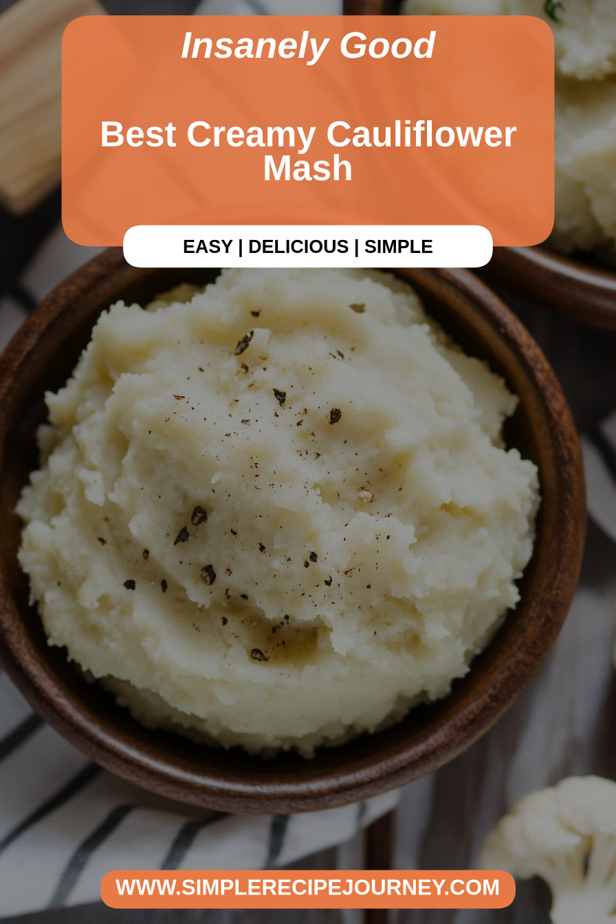 creamy cauliflower mash