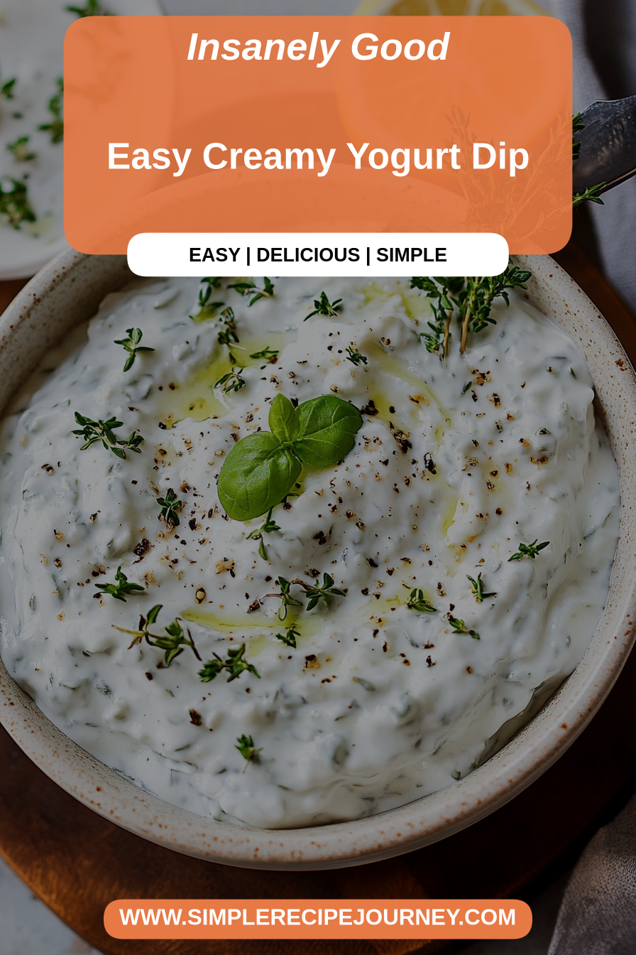creamy yogurt dip