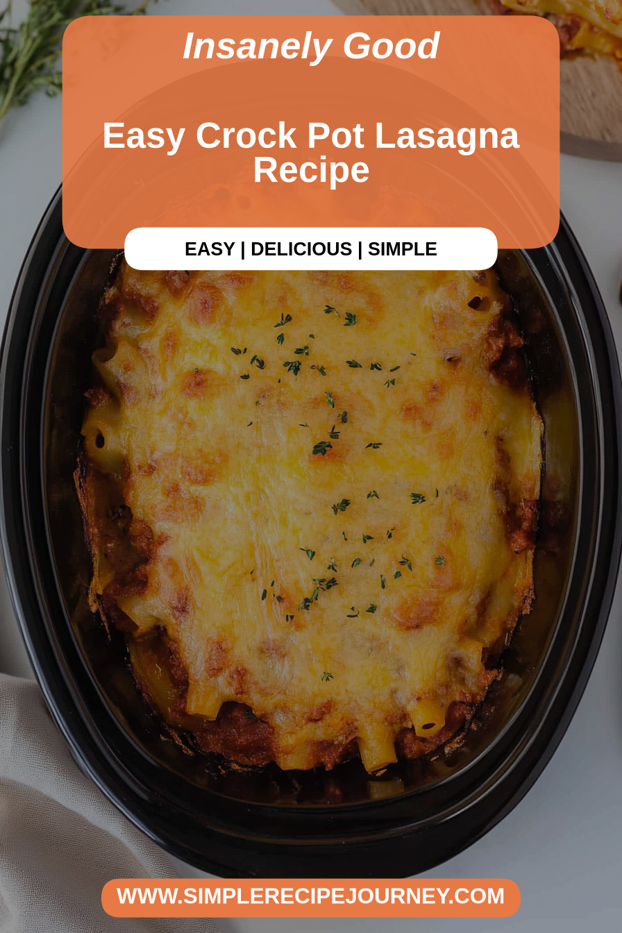 crock pot lasagna recipe