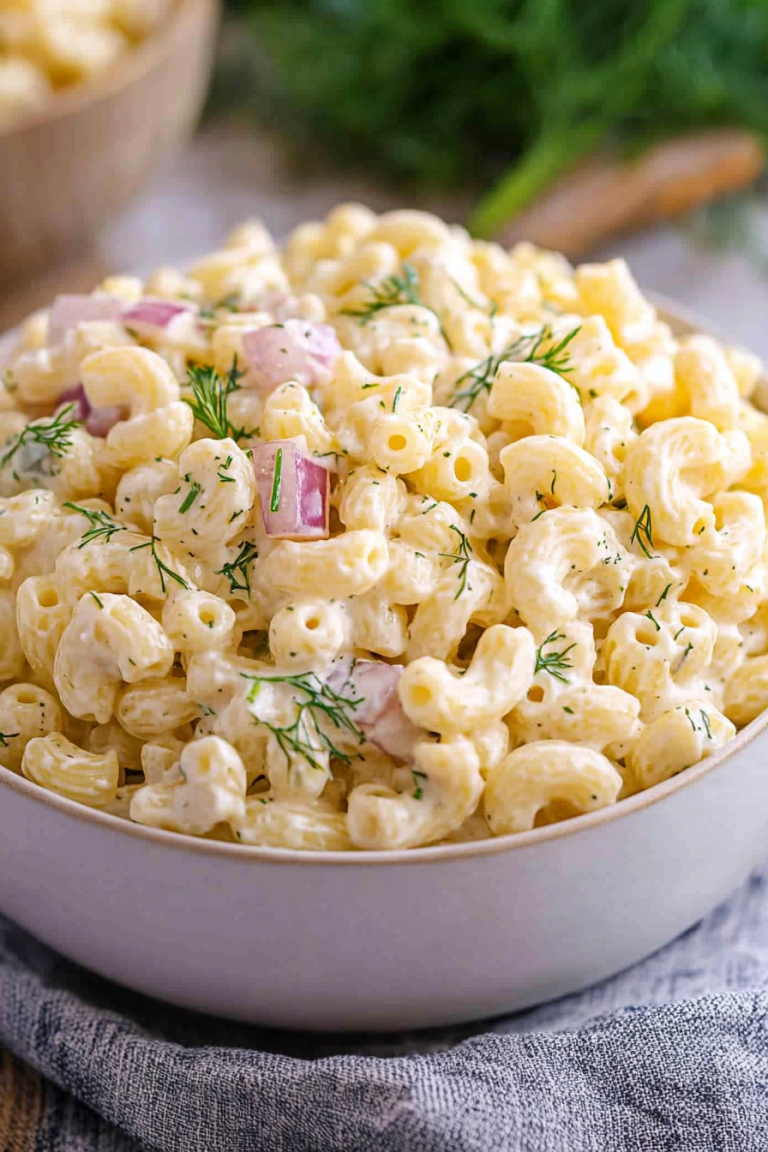 dill macaroni salad
