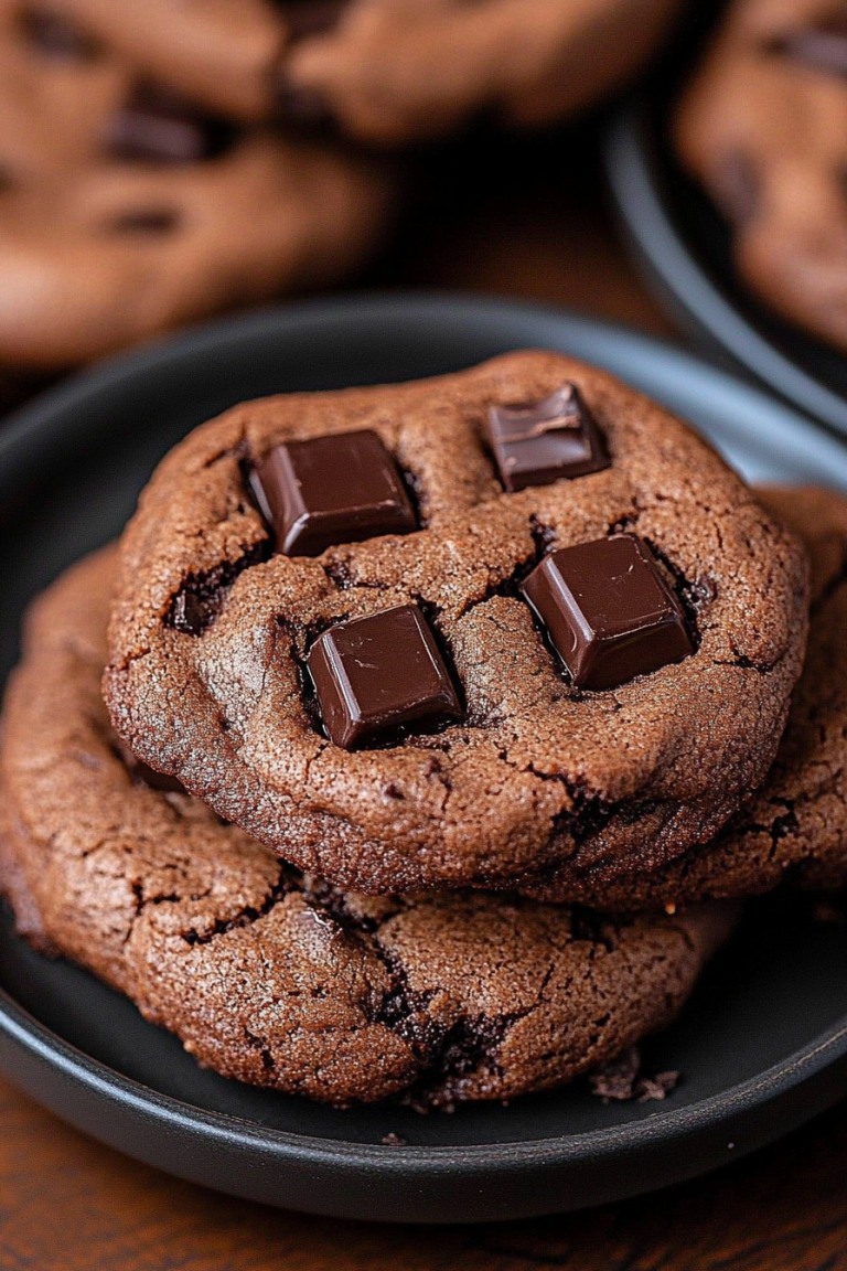 double chocolate cookies
