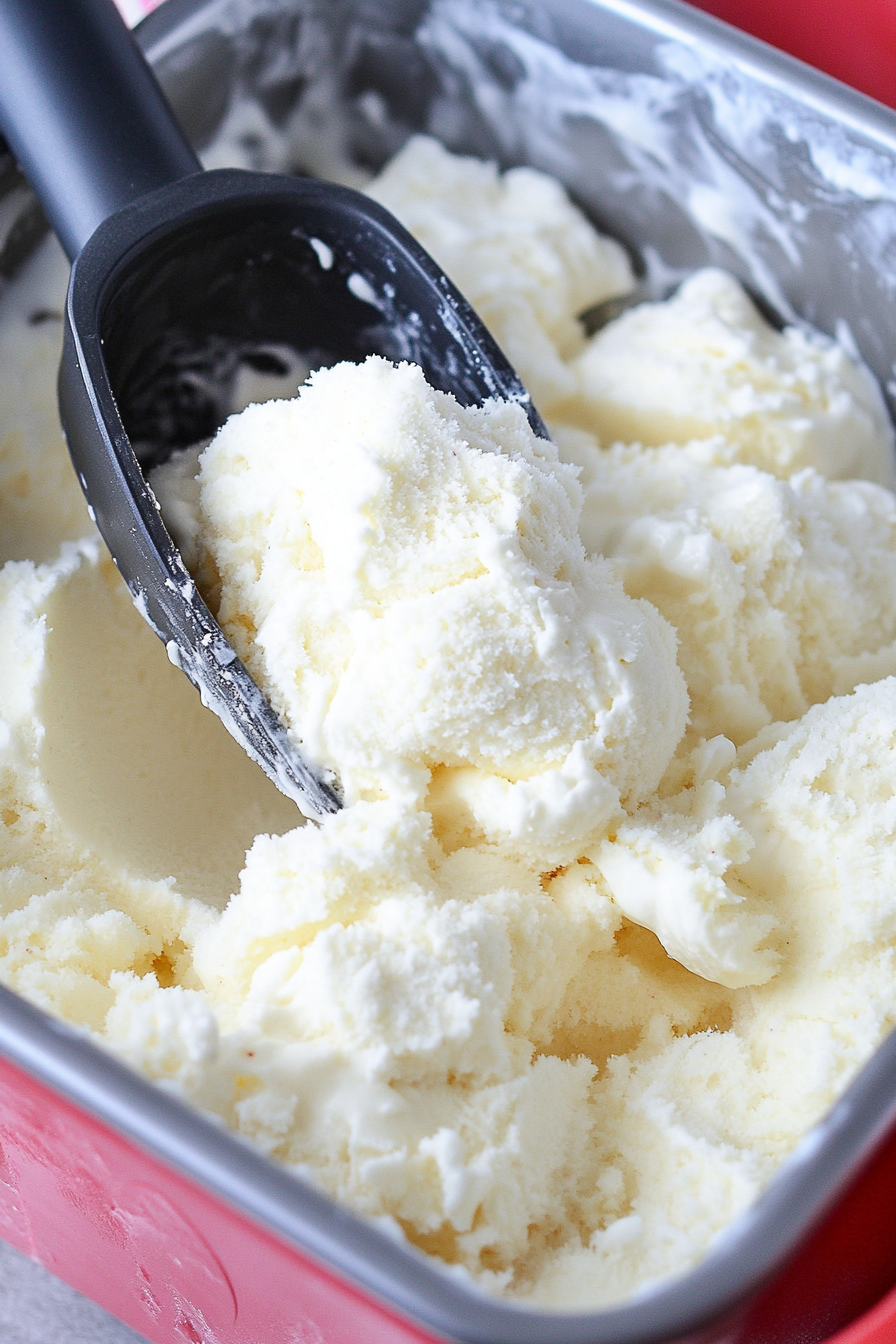 easy ice cream no machine