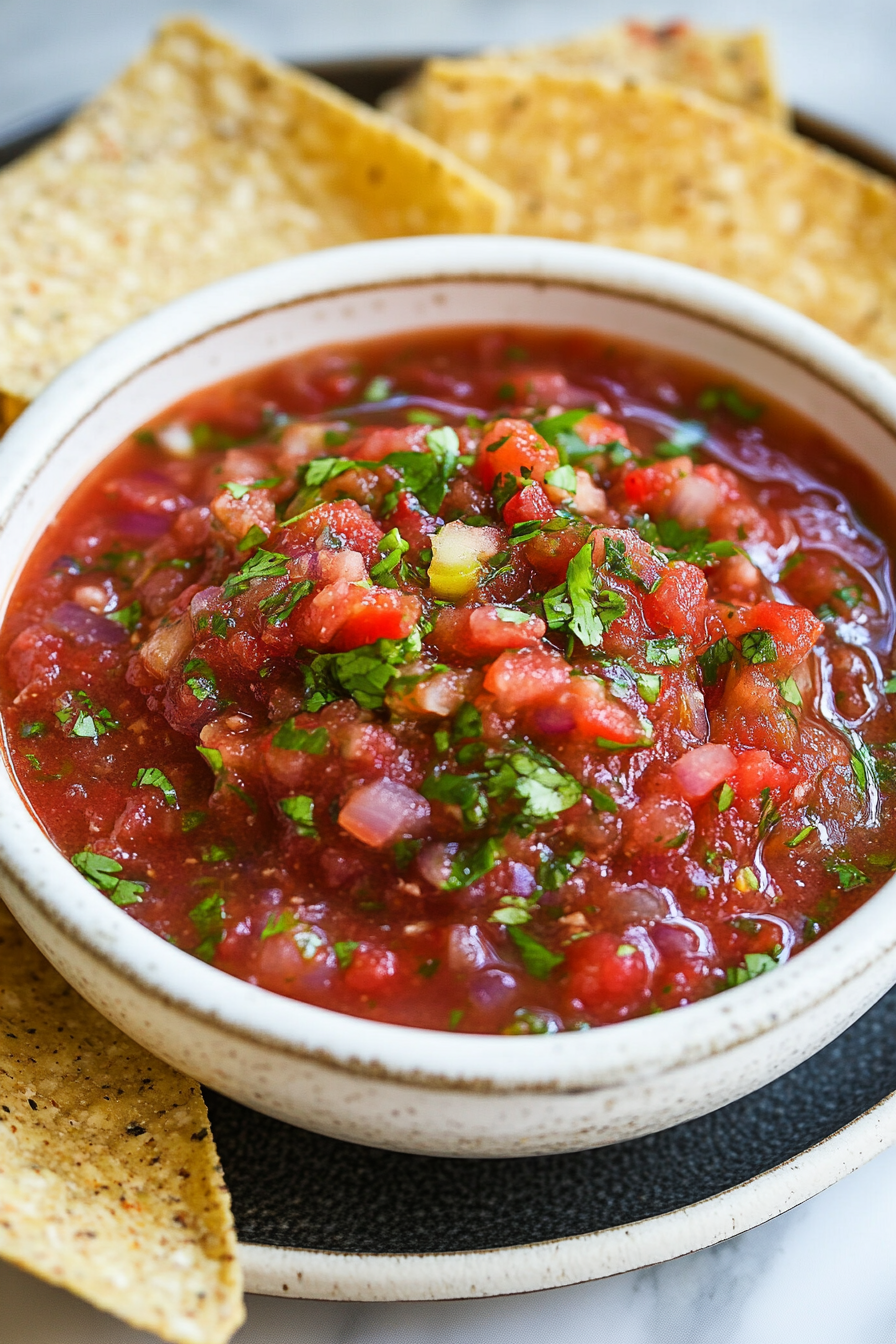 fresh homemade salsa recipe