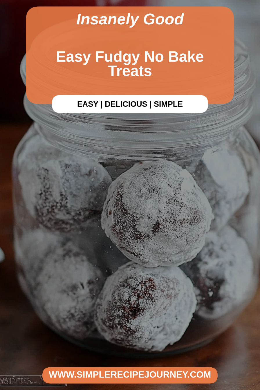 fudgy no bake treats