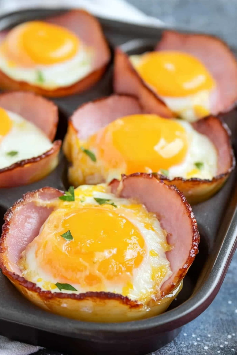 ham and egg cups