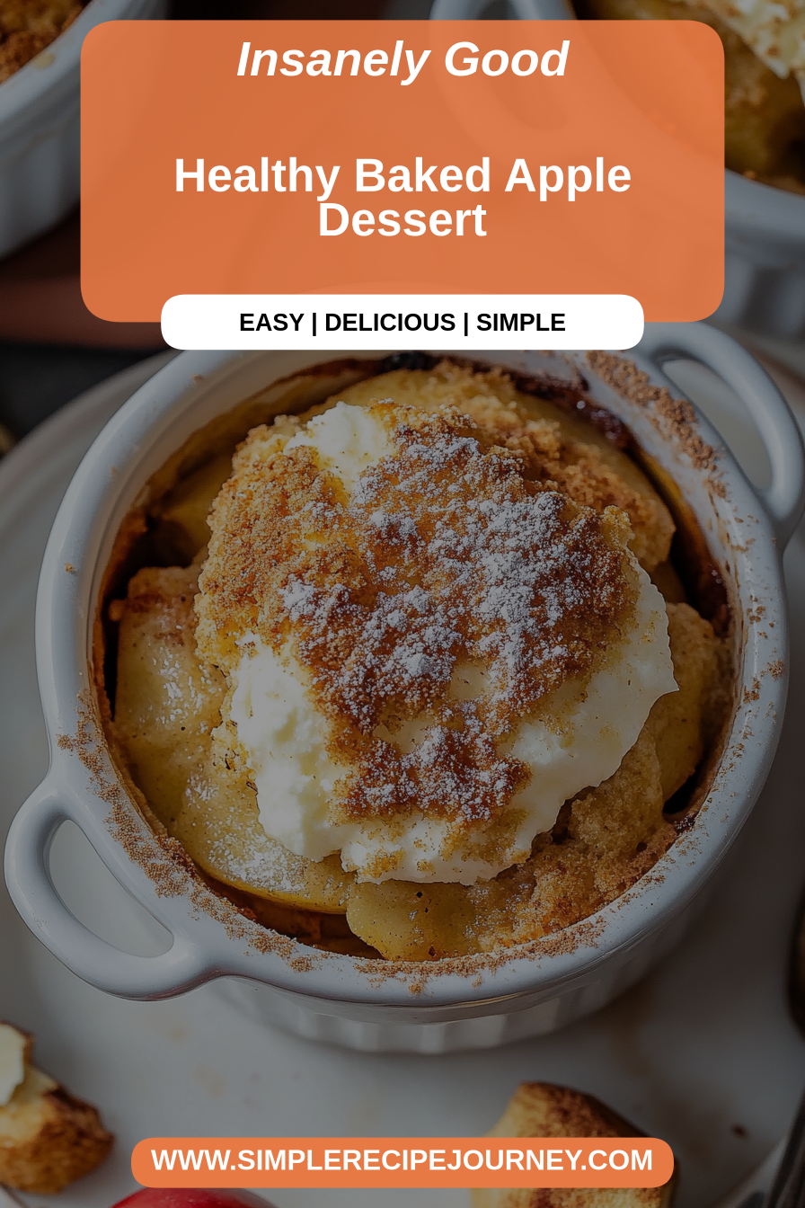 healthy baked apple dessert