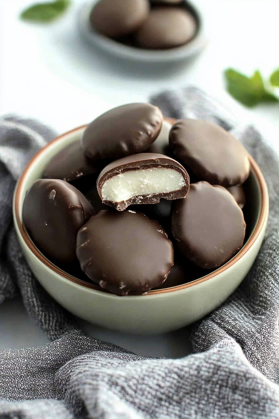 homemade mint delights