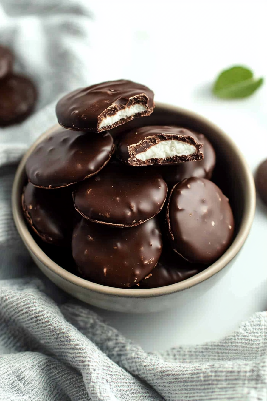 homemade mint patties