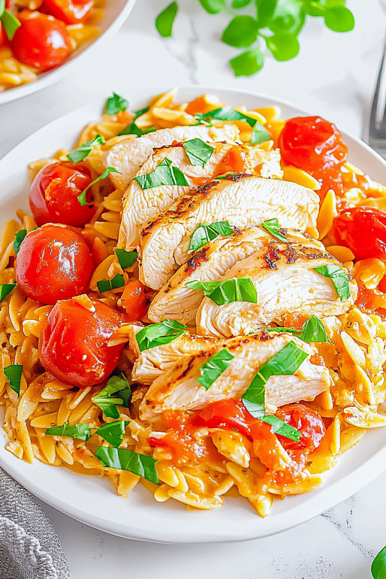 italian chicken orzo