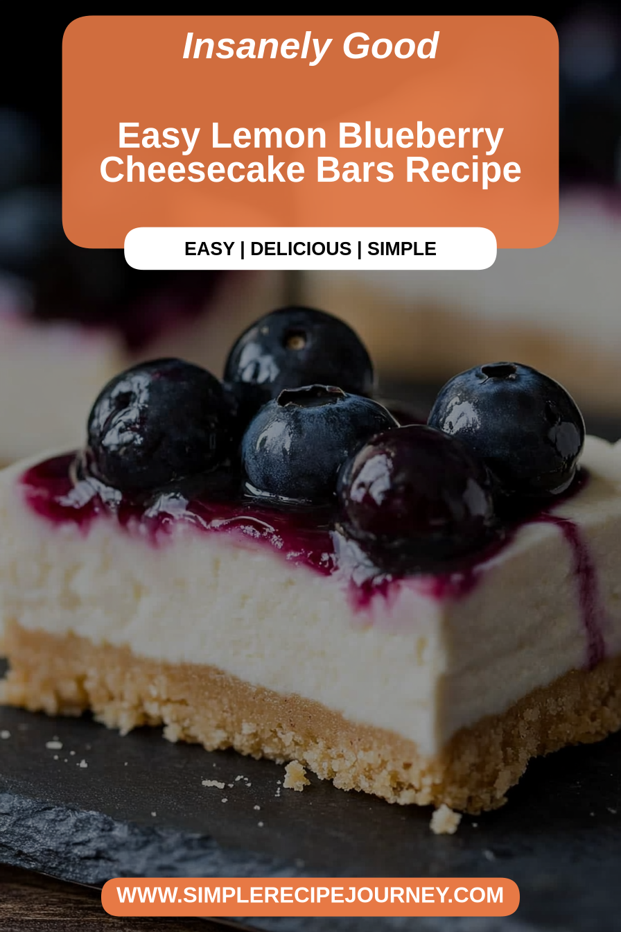 lemon blueberry cheesecake bars