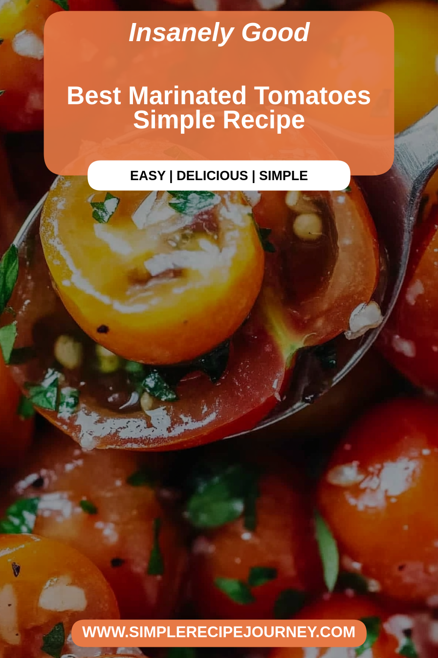 marinated tomatoes recipe