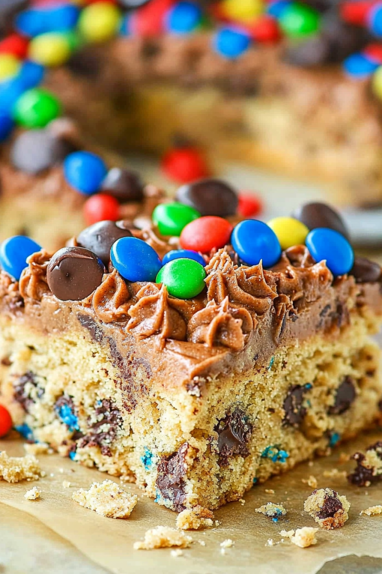 monster cookie cake