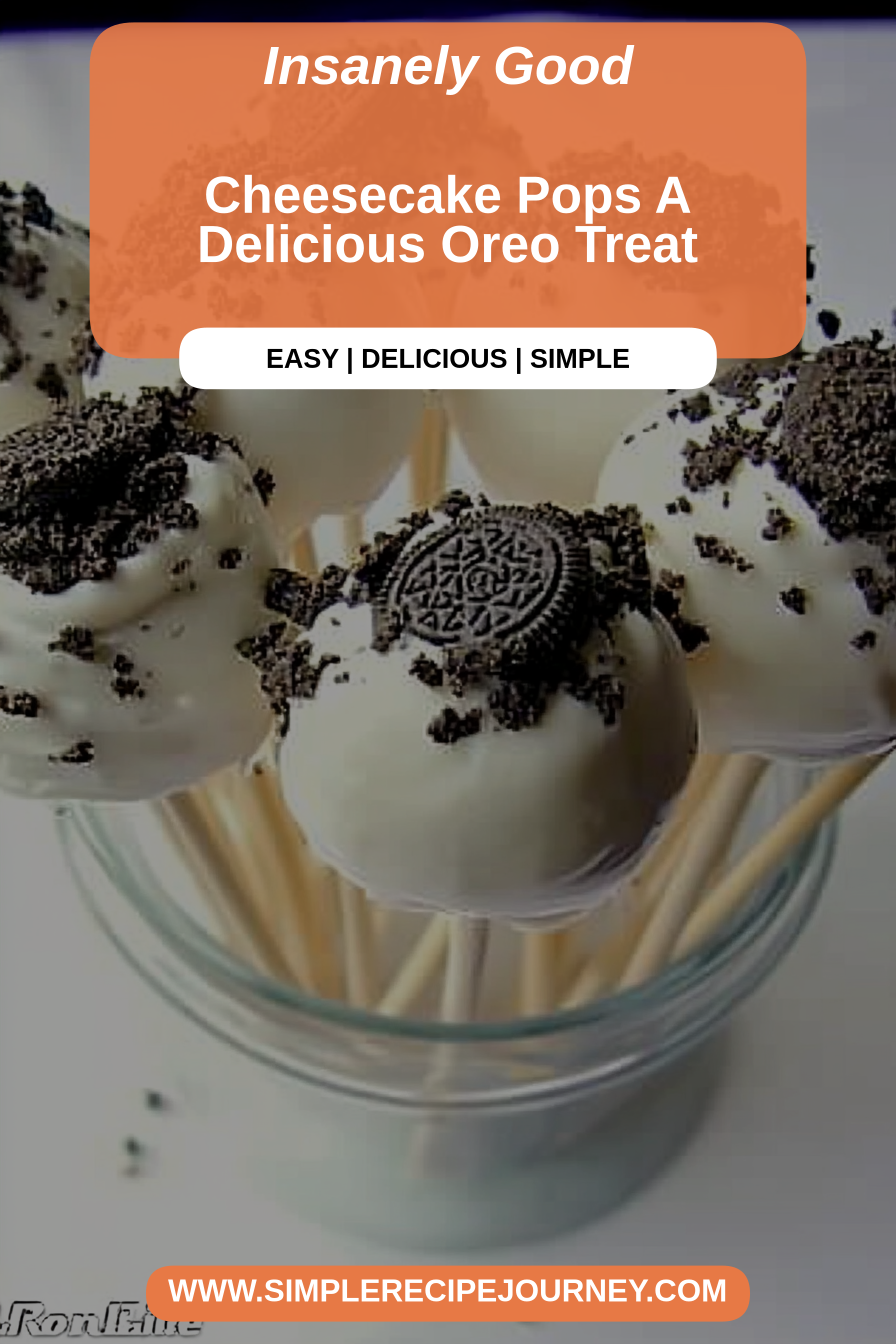 oreo cheesecake pops