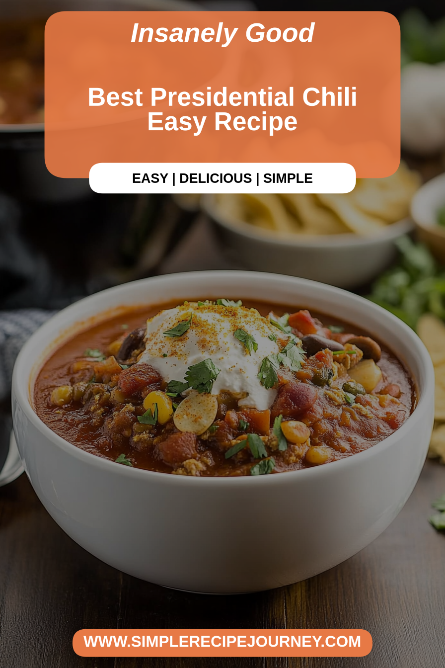 presidential chili recipe