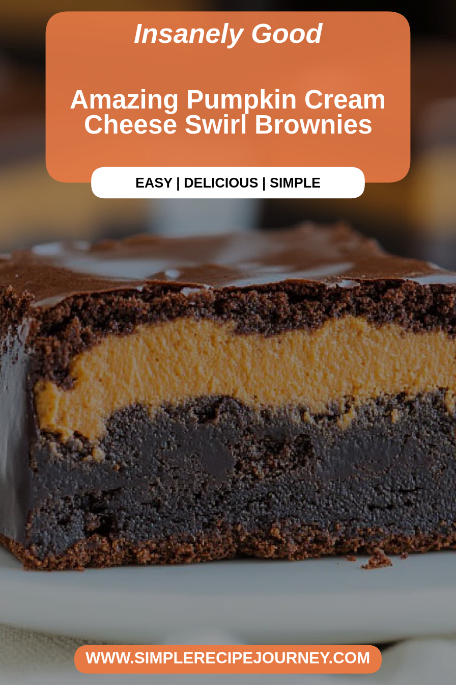 pumpkin cream cheese brownies