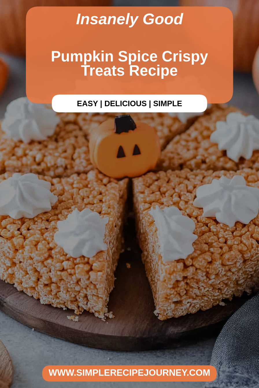 pumpkin rice krispie treats